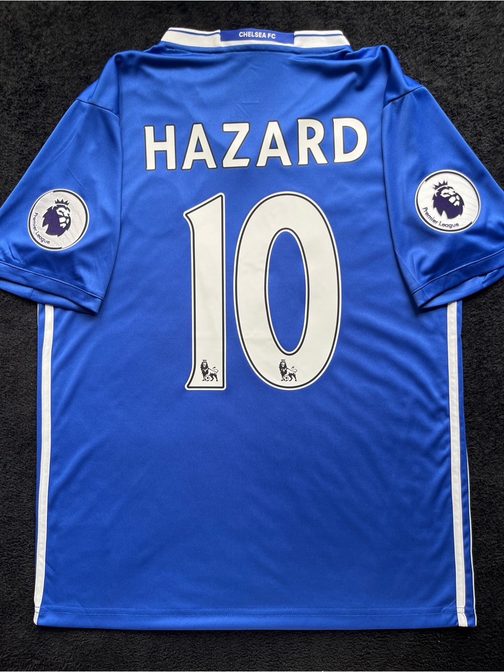 Hazard #10 Chelsea 2016/2017 Home Jersey Blue Retro